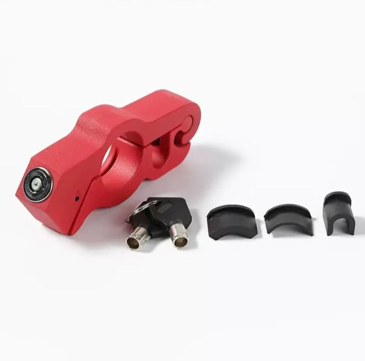 Antivol bloque guidon rouge