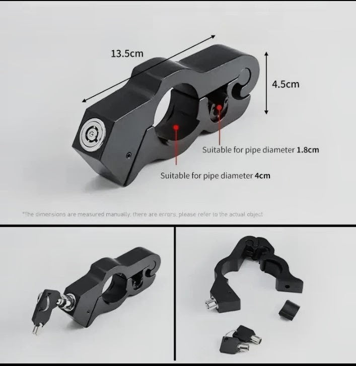 ANTIVOL MOTO SANS ALARME NOIRE