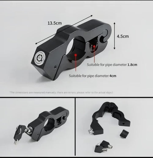 ANTIVOL MOTO SANS ALARME NOIRE