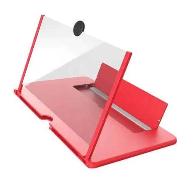 Loupe d écran pour smartphone rouge