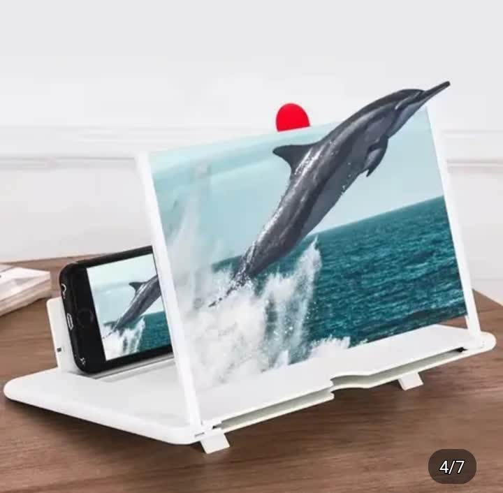 Loupe d écran pour smartphone blanc