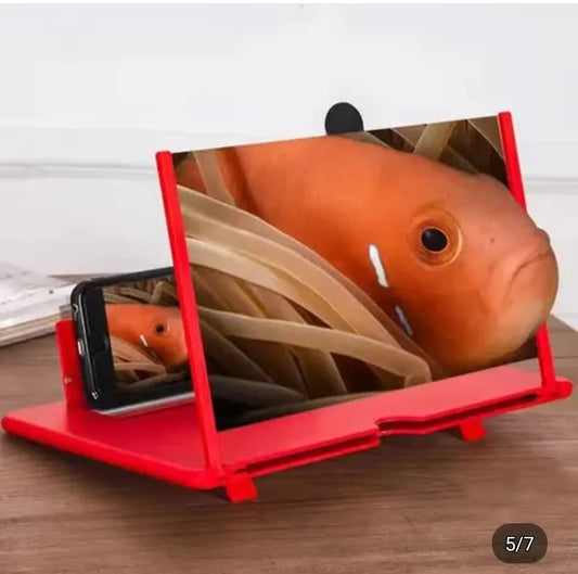 Loupe d écran pour smartphone rouge