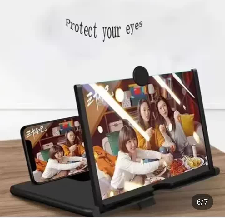 Loupe d écran pour smartphone noire