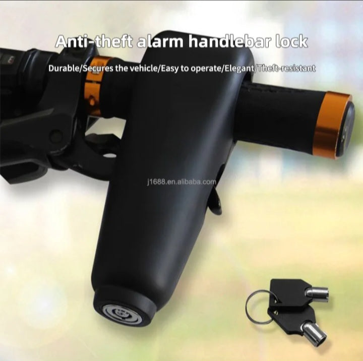 Antivol moto alarme noire