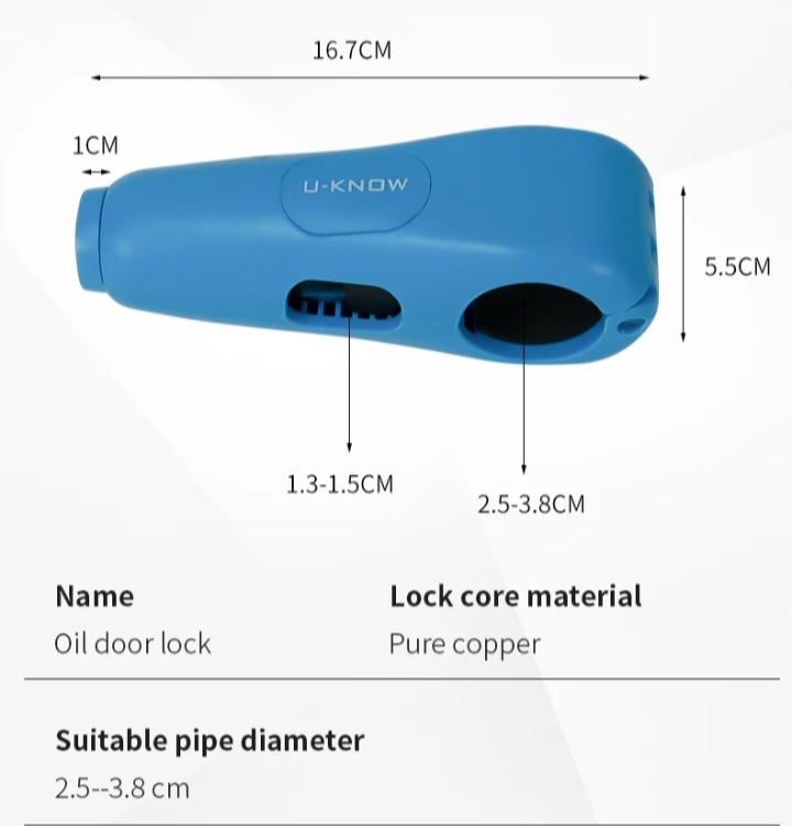 Antivol moto alarme bleu