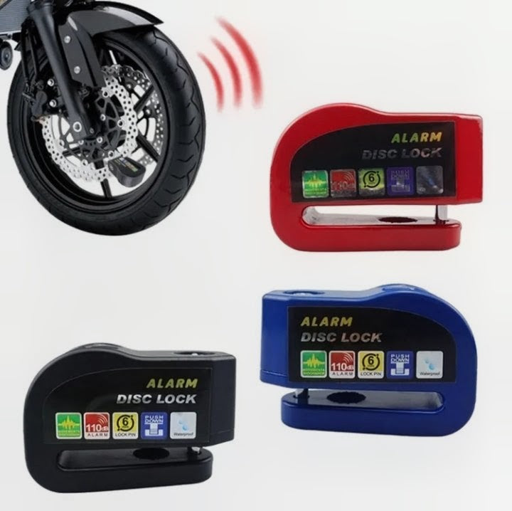 🛑 Antivol de Disque Moto avec Alarme 110 dB – Protection Maximale