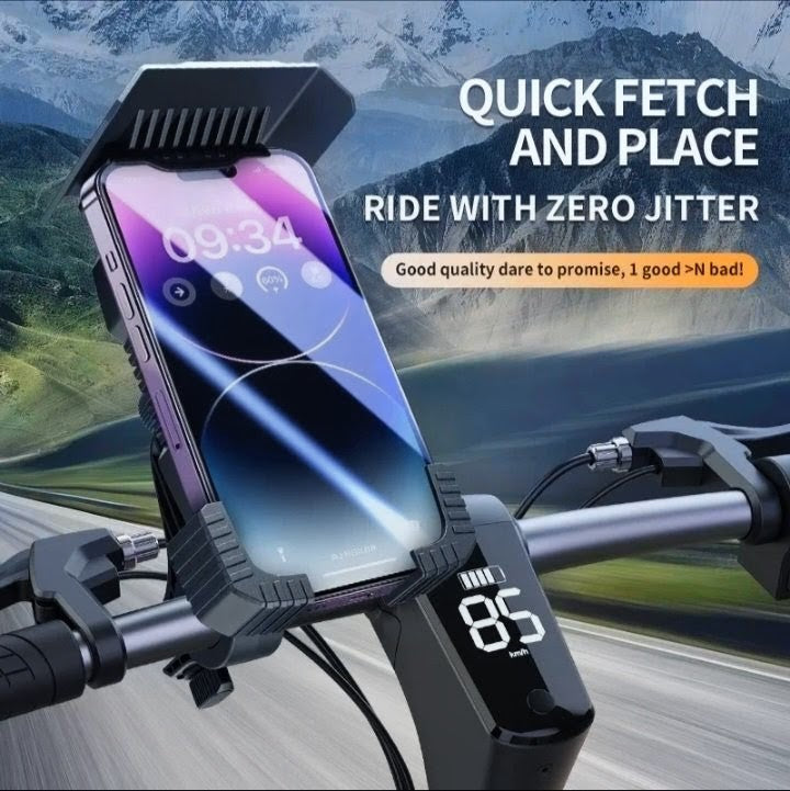 Support Téléphone Moto/Vélo Rotatif 360° Antichoc