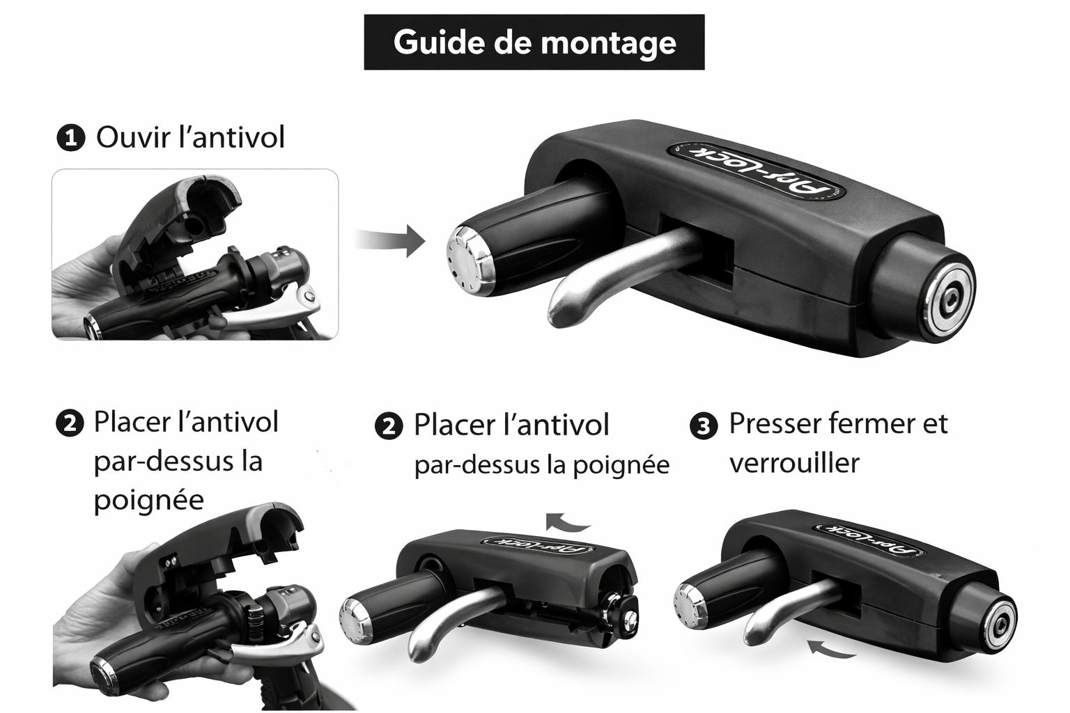Antivol Poignée Moto Ultra-Sécurisé